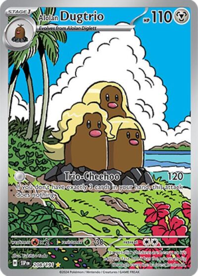Alolan Dugtrio (sv8 116) - JPN - Near Mint