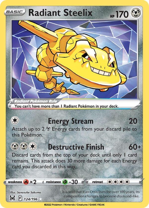 Radiant Steelix (LOR 124) - EN - Near Mint