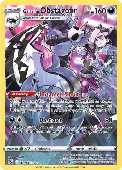Galarian Obstagoon (TG10) - EN - Near Mint